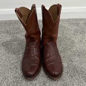 Men's Tecovas Nash Lizard Roper Boots, 9.5EE